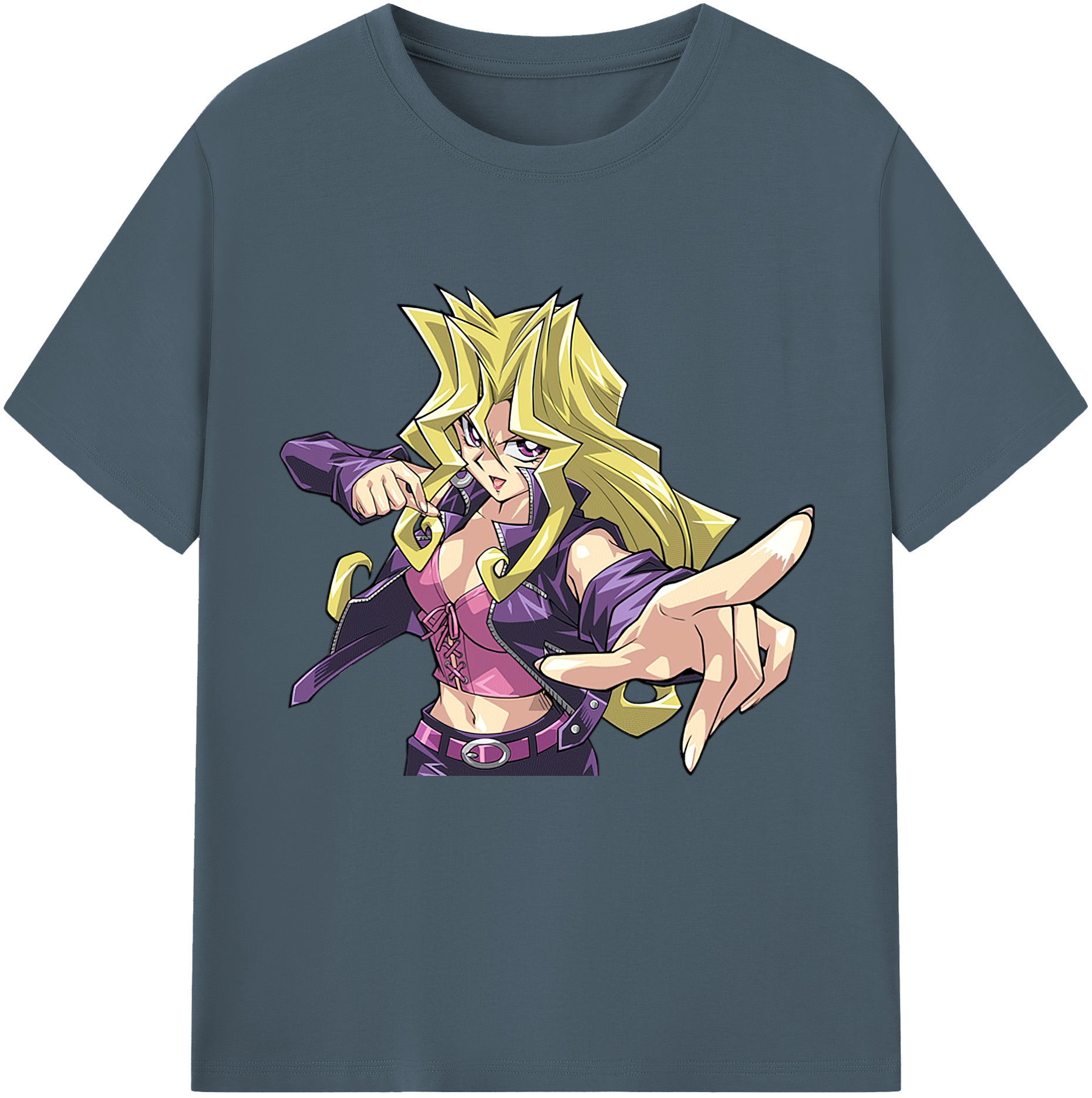 （画像用） 遊☆戯☆王 Yu-Gi-Oh! 綿100％半袖Tシャツ（フロントプリント）